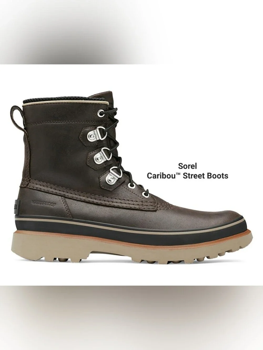Sorel Caribou Street Boot - Dark Brown